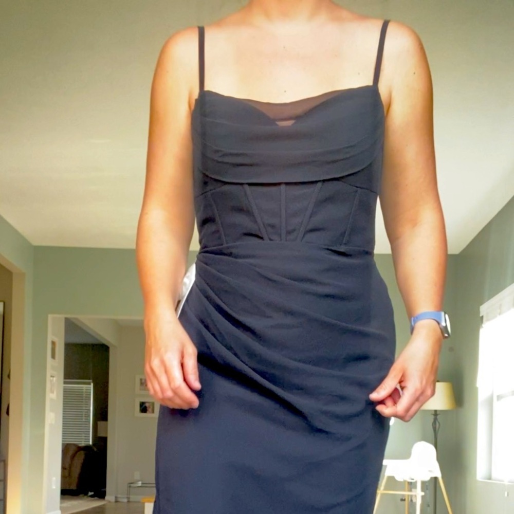 BLACK Azazie x Kendall & Kylie Bridesmaid Dress
